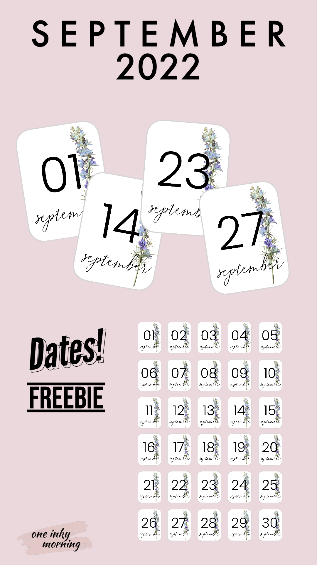 September 2022 Printable Freebies