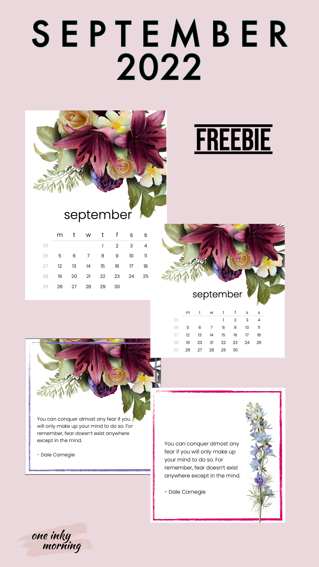 September 2022 Printable Freebies